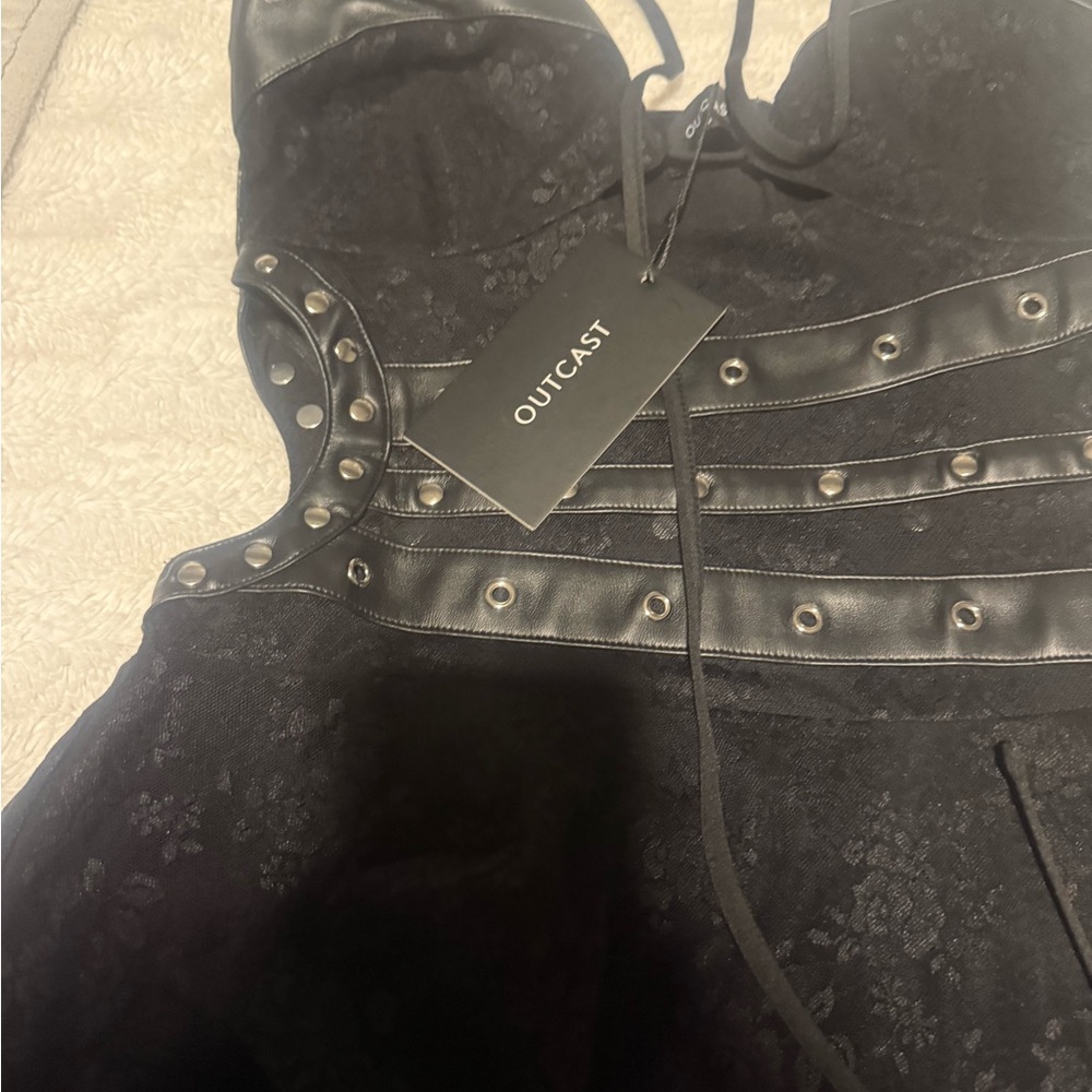 Chic Black Halter Mini Dress